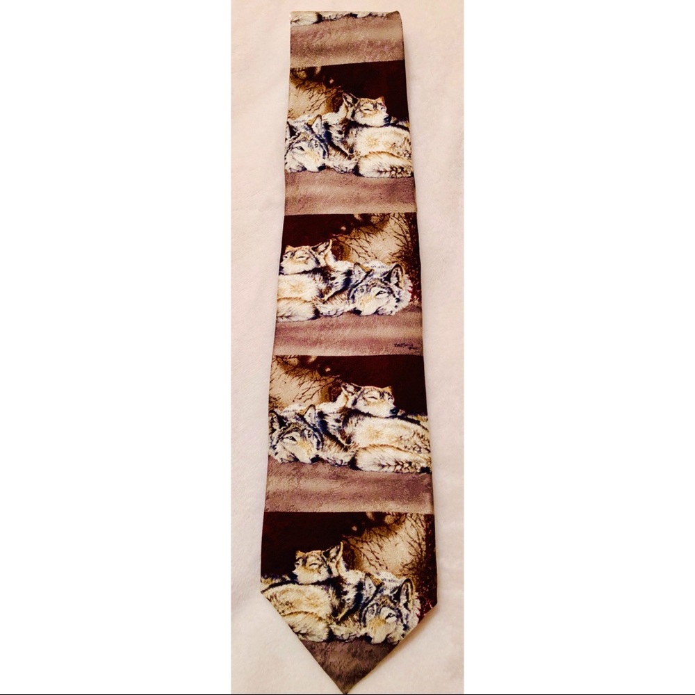 Untitled by Bonnie Marris wolf tie